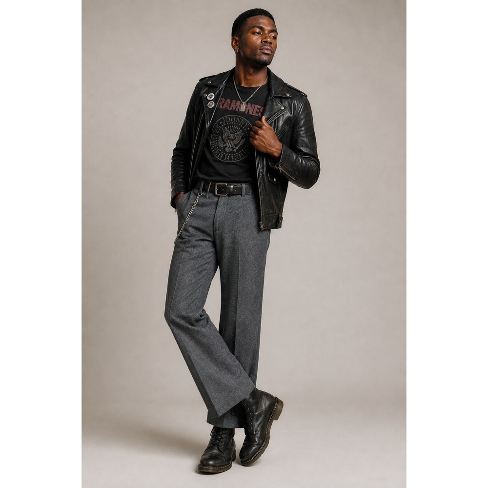 Vintage 70s WFF by Farah Gray‎ Dress Pants Size 34x30